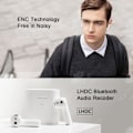 Pikkukuva 3 / 4: HTBE® langattomat bluetooth-pelikuulokkeet urheiluun juoksussa, ympäristön melua vähentävä kosketusteknologia, binauraalinen mini kuulokemikrofon.
