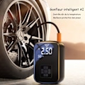 Pikkukuva 2 / 4: Auton renkaiden pumppu - TD® - 100W - Lataus USB - Yhdisylinterinen - 7,4 V