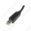 Pikkukuva 2 / 4: TD® USB A - USB B 2.0 Kaapeli Nopea Tiedonsiirto Laitteet Lataus Multimedia Jako Kiintolevyt Yhteys