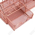 Miniatyrbillede 4 af 4: TD® Opbevaringsboks jern Kunst skrivebordsopbevaring multifunktionel hylde Enkel studerende kontorartikler forsyninger