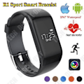 Miniatyrbillede 2 af 4: TD® Smart Watch Bluetooth-ur vandtæt IP67 Fitness armbånd med pulsmåler søvnovervågning farve sort