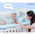 Miniatyrbild 4 av 4: TD® Blå sängkläder för baby i tvättbar bomull 5 delar för vagga barnrum nyfödd vård hygien design baby