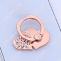 Miniatyrbillede 4 af 4: TD® Finger ring support for phone Love heart shape Compact and practical Ring holder 360 Universal Ring holder in