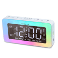 Miniatyrbillede 1 af 4: LED vækkeur - TD - Multifunktion - Justerbar lysstyrke - 8 farver - Dobbelt alarm 8 justerbara färger