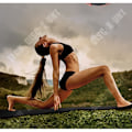 Miniatyrbillede 4 af 4: Yoga tæppe TECH DISCOUNT - 4MM tykkelse EVA - skridsikkert - sort Lila/Blå/Grön/Rosa/Orange