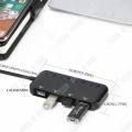 Miniatyrbillede 4 af 4: TD® Hub USB 3.0 Multi-stik, 4 porte USB Ultra Tynd Adapter med individuelle strømbryderlys