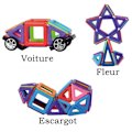 Miniatyrbillede 3 af 4: Byggekblocks - TD® - 76 stykker - Flerfarvet - Fra 3 år - Unisex Flerfärgad