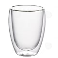 Miniatyrbild 2 av 4: C®-set med 6 kaffe-/espresso-/espressokoppar i glas -350 ml, dubbelväggsservis/koppar, original espressokopp.