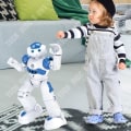 Miniatyrbild 3 av 4: TD® Smart fjärrkontrollrobot för barn Gestavkänning Programmeringsläge Infraröd fjärrkontroll sjunger och dansar