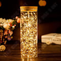 Miniatyrbillede 2 af 3: TD® Lysende LED-lyskæde med batteri 10M 5M 4M 2M kobbertråd lyskæde lys - Model: 5M DC12V Lilla