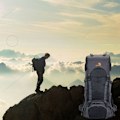 Miniatyrbild 3 av 4: Ryggsäck - TD - TD®60L - Vattentät - Nylon - 60 liter Svart
