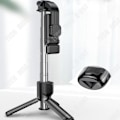 Miniatyrbillede 2 af 4: TD® Mobiltelefon skønhed kontor foldbar bluetooth selfie stik lys fyldning mini vibro bærbar stativ til live.
