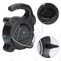 Miniatyrbillede 3 af 4: TD® Lommelygte camping belysning fiskeri vandreture lommelygte 18650 batteri LED lys sort