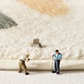 Miniatyrbild 2 av 4: TD® Nordic Morandi färgimiterad kashmirmatta hem sovrum sängfilt slitstark halkfri golvmatta