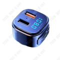 Miniatyrbillede 1 af 4: TD® T46D Bil Bluetooth MP3 Biloplader FM Sender Universal Hurtigoplader Bil USB-interface Biloplader USB Flash Drev Spiller