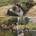 Miniatyrbillede 4 af 4: TD® Camouflage sovepose omslagstype camping udendørs rejse varm og åndbar voksen vinter bomuldsforstærket ti