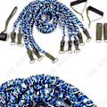 Miniatyrbild 4 av 4: TD® Latex Anti-Break Multifunktionell Yoga Puller Latex Sleeve Pull Rope Elastiskt rep Styrketräning