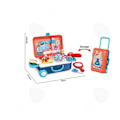 Miniatyrbild 3 av 4: CONFO® Förälder-barn-dotter interaktiv sminkresväska, nagelfön, leksaker i vagnbox, semesterpresenter