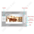 Miniatyrbild 2 av 4: TD® Praktisk dörrklocka 7-tums HD LCD Visual Intercom Smart Intercom En-till-en-övervakning elektronisk dörrklocka