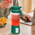 Miniatyrbillede 4 af 4: TD® Trådløs bærbar citruspresser, lille citruspresser, seks stålklinger, fuldautomatisk