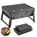Miniatyrbillede 1 af 4: TD® Mini barbecue bærbar i foldbart/udfoldbart rustfrit stål pladsbesparende solid nem at bruge til grillning madlavning