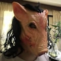 Miniatyrbillede 4 af 4: Halloween så maske horrible maske af svin Maske af maskerede Kostume Maske Latex @14046