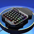 Miniatyrbillede 4 af 4: Spilklaver - TD® - Kablet - Farvet belysning - Ergonomisk håndstøtte - 35 taster