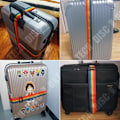 Miniatyrbild 3 av 4: TD® Set med 3 Resväska Rem Bagage Bind fast Bagage Säkert paket Flygplatskontroll Håll resväska Rem Undvik att öppna paket