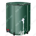 Pikkukuva 1 / 4: TD Veden varastointisäiliö 200L / 52 Gallon Kasaantaittuva Sateenvesi PVC Patio Kannettava Monikäyttöinen Vedenkeruu