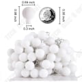 Miniatyrbild 3 av 4: TD® batteridrivna LED Fairy Lights - 80 lampor - Varmvita - 10m