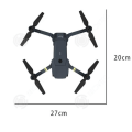 Miniatyrbillede 4 af 4: INN® Drone Noir Version HD Drone Fly 4k HD Dobbelt Kamera Model E58 Dreng Legetøj Luftfartøj Fjernbetjening Fly Foldbar Bærbar Drone