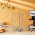 Miniatyrbillede 2 af 4: TD® Rotationskaffeboks holder i T-form til opbevaring af kaffekapsler - jernkunst opbevaringsstativ
