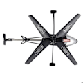 Miniatyrbild 2 av 4: INN® Fjärrkontroll Flygplansleksak Mini 3-kanaler Infraröd med gyroskop Dubbelskydd Lättviktsleksaker för barn som flyger nybörjare