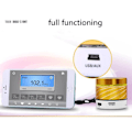 Miniatyrbillede 4 af 4: TD® mini bluetooth bærbar højttaler pc usb kablet mp3-afspiller dobbel led guld 3 watt fm radio indbygget mikrofon handsfree opkald