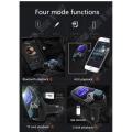 Miniatyrbillede 4 af 4: TD® Bluetooth FM-sender bilkompatibel USB kortlæser trådløs oplader iPhone smart FM-radio handsfree