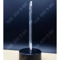 Miniatyrbillede 4 af 4: TD® BORDLAMPE Mixte - Remote Nattelys 3D 7 farver LED Nattelampe Blade - sort Xiangsh™