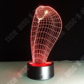 Miniatyrbillede 4 af 4: TD® Dekorativ berøringsbaseret optisk lampe 7 farver optisk illusion - model cobra - lavt forbrug USB-kabel eller 3 AAA-batterier