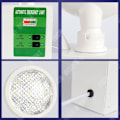 Miniatyrbild 2 av 4: TD® Väggmonterad Universal Dual Head Hög Ljusstyrka Roterande Fire Escape Emergency Light