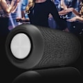 Pikkukuva 2 / 4: Korkeatehoinen Bluetooth-kaiutin ulkoiluun, vedenkestävä, suuri äänenvoimakkuus, subwoofer, langaton kortti Svart