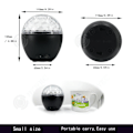 Miniatyrbillede 2 af 4: INN® Bluetooth magisk kugle lys, LED audio scene belysning 16 farver, projektionsbelysning til N-dag