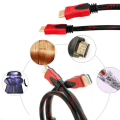 Miniatyrbillede 4 af 4: TD® HDMI-kabel på 20 meter TV-data HD-kabel 3D guldpladeret forbindelse 24K tilslutning til computer version 1.4 dedikeret TV-kabel