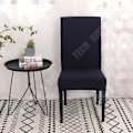 Miniatyrbild 2 av 4: Stolslakan - TD® - Universell - 6 delar - Svart - Polyester - Stretchbar Svart