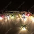 Miniatyrbillede 4 af 4: TD® Lysende LED Guirlande Farve sommerfugl Udendørs Indendørs (Batteri)