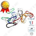 Miniatyrbillede 1 af 4: TD® 12 stykker Nøgleringe Farver assorterede Aluminium karabinhage