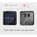 Pikkukuva 4 / 4: TD® Aurinkokäyttöinen LED-monivärinen joulukuusivalo ulkokäyttöön puutarhaan, kotiin, banneriksi, hääkoristeeksi, syntymäpäiväkoristeeksi.