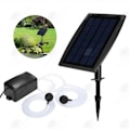 Miniatyrbillede 1 af 4: HTBE® Oxygénpumpe Udendørs solcelle-oxyngenerator Udendørs fiske-luftpumper Akvarieforsyninger til fisk i akvariet