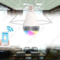 Miniatyrbild 2 av 4: TD® Bulb Speaker bluetooth ansluten smart färgglad LED-kontroll hembelysning färgbyte stämningslampa