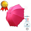 Miniatyrbillede 1 af 4: CONFO® Lotusbladet blomstrer sort plast solbeskyttelse, parasol, paraply