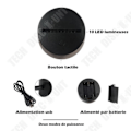 Miniatyrbild 4 av 4: TD® Optisk bordslampa dekorativ touch 7 färger optisk illusion pterodactyl modell lågförbrukning USB-kabel eller 3 AA-batterier