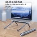 Miniatyrbillede 3 af 4: TD® Støtte til bærbar computer Tablet iPad Støtte Foldbar Hævet Metal Udtakbar Varmeafledning Base Højde Forøgelse